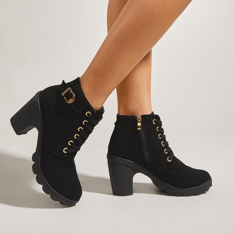 Melina Leather Bootie