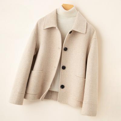 Regina Wool Houndstooth Jacket