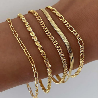 Ellis Renner Bracelet Set | White Gold 16k