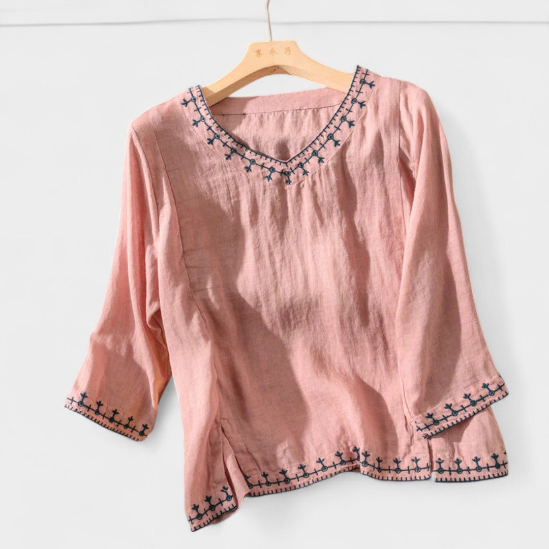 NORTHLINE STUDIO | PREMIUM COTTON BOHO BLOUSE