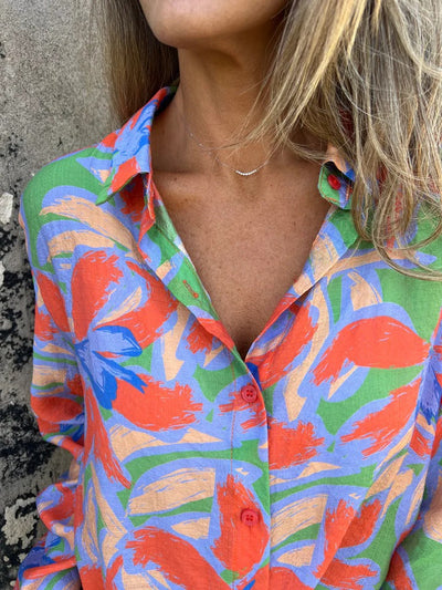 NORTHLINE STUDIO | FLORAL PRINT BLOUSE