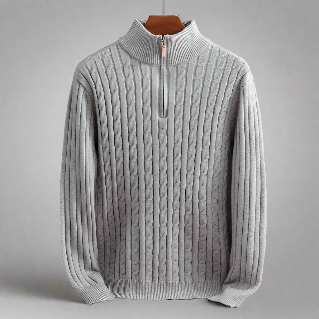 Shepard Wool Zip-Up Sweater