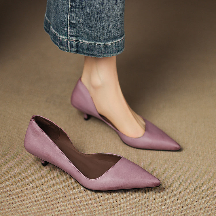 Sylvia | Timeless Style Kitten Heel