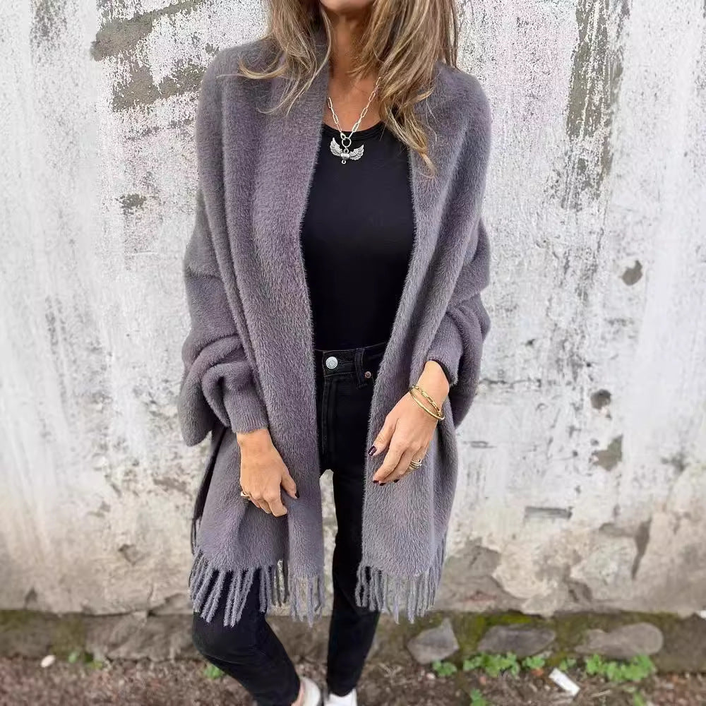 NORTHLINE STUDIO | ELEGANT FRINGE CARDIGAN