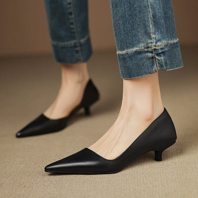 Sylvia | Timeless Style Kitten Heel