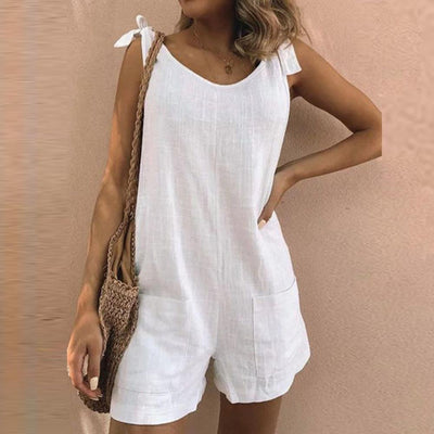 Callista | Bow Strap Pocket Playsuit