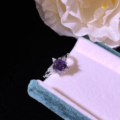 Livia Amethglace Set | White Gold 16k