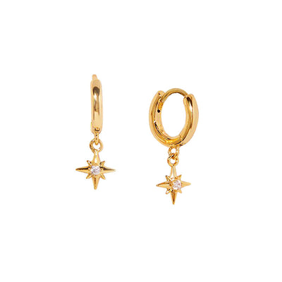 The Vudu Earrings | White 18k