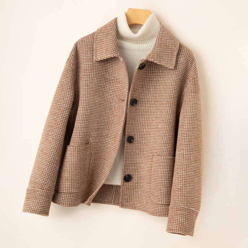Regina Wool Houndstooth Jacket
