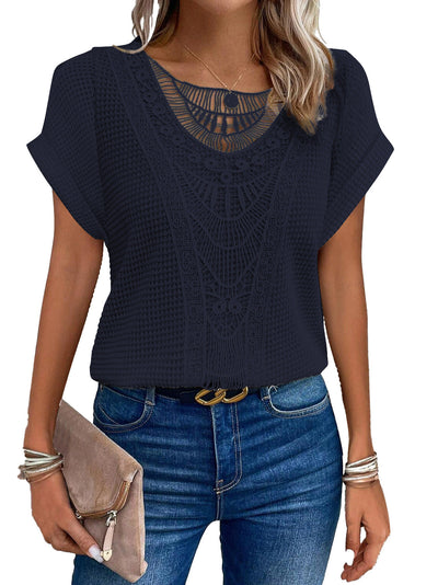 Zarelle | Lace Detail Top