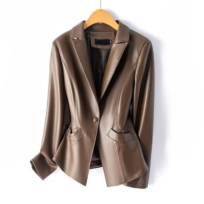 Vittoria Leather Blazer