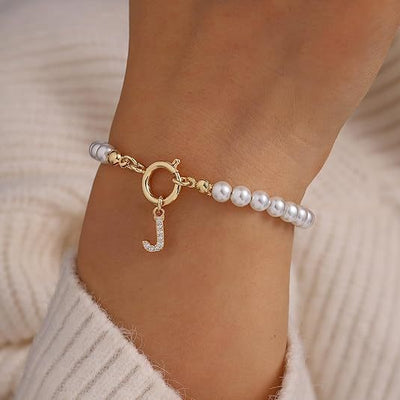 Auden Clé Letter Bracelet | Gold 14k