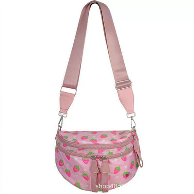 Cross Body Checkered Bum Sling Bag