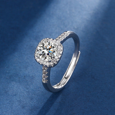 Aria Square Radiant Set | White Gold 16k