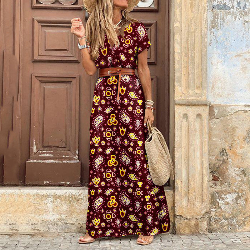Luna | Elegant Bohemian Maxi Dress