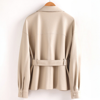 Loren '70s Sheepskin Leather Jacket