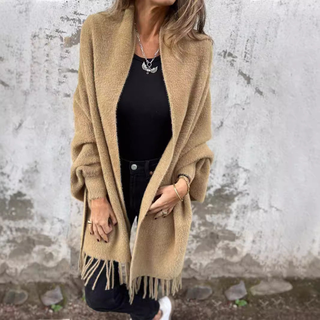 NORTHLINE STUDIO | ELEGANT FRINGE CARDIGAN