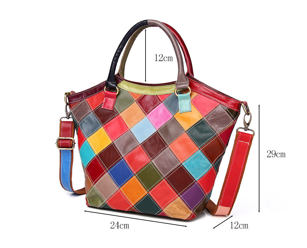 Viva Mosaic Leather Bag