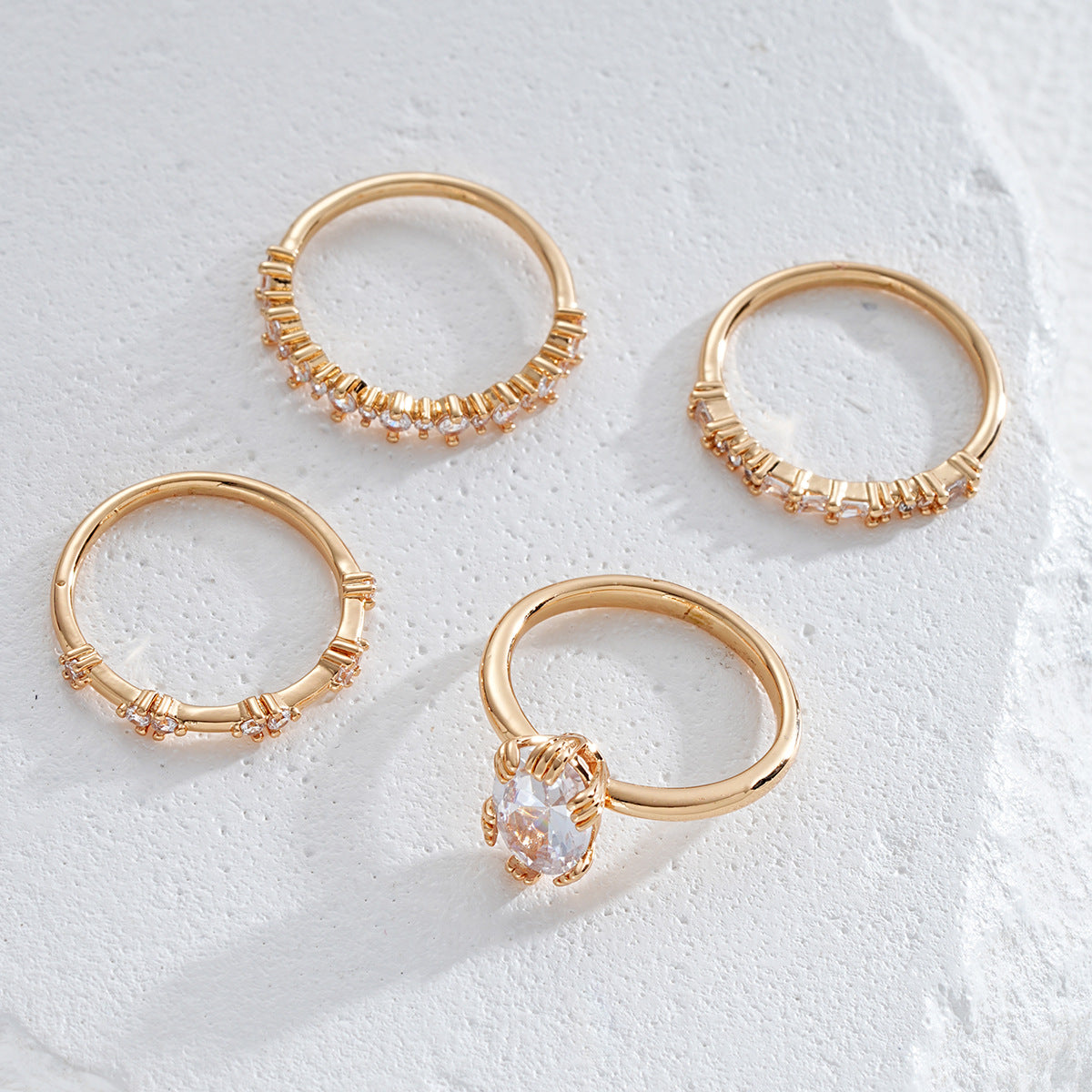 Solène Viremont Ring Set | Gold 18k