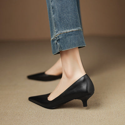 Sylvia | Timeless Style Kitten Heel