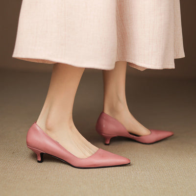 Sylvia | Timeless Style Kitten Heel