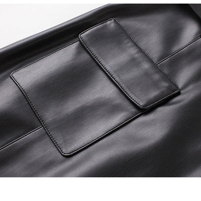 Vella Sheepskin Leather Skirt