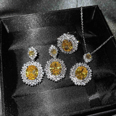 Vespera Aetherin Yellow Set | White Gold 18k