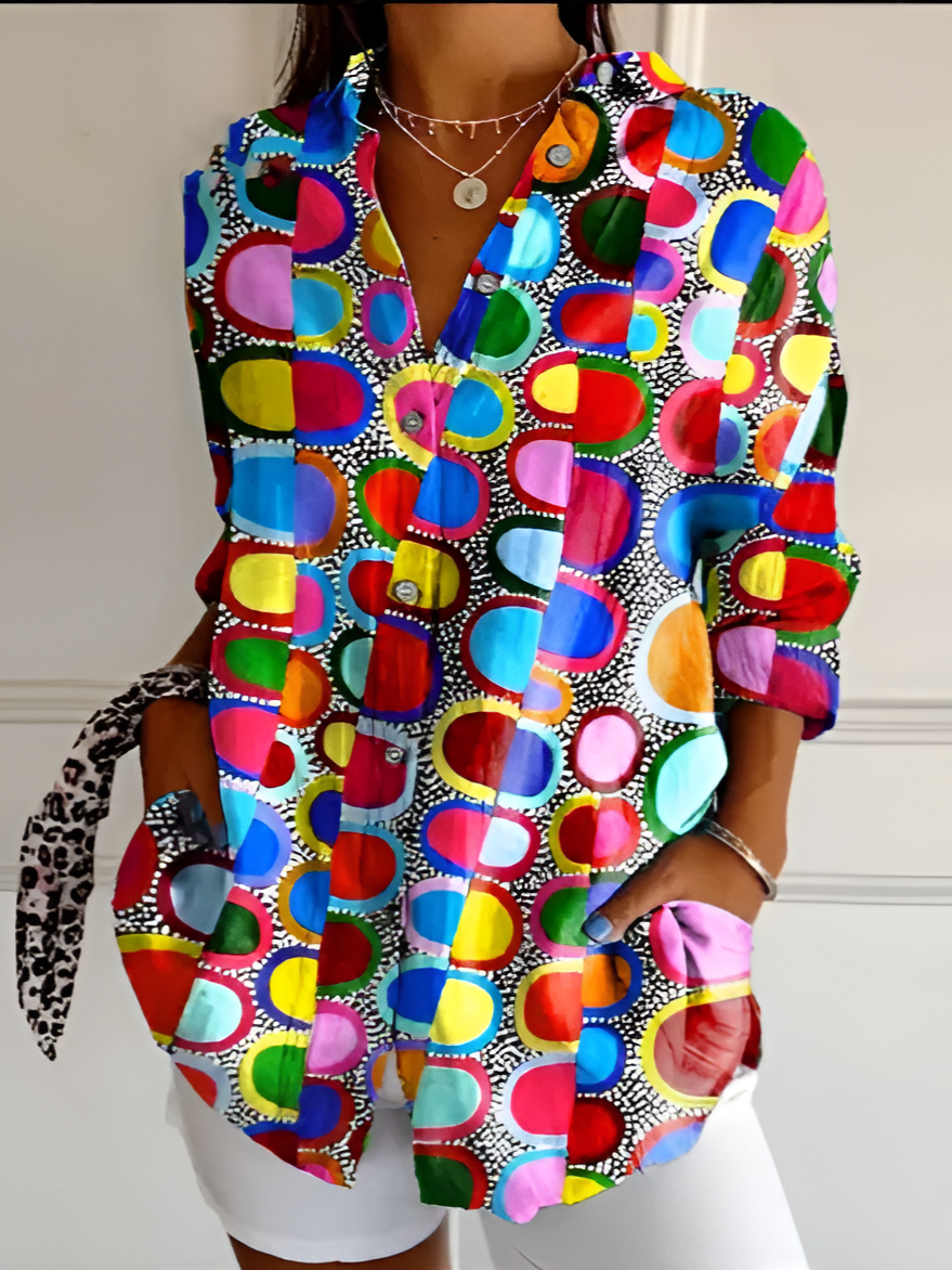 Martine™ | Colorful and Refined Blouse