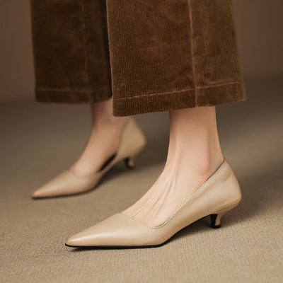 Sylvia | Timeless Style Kitten Heel