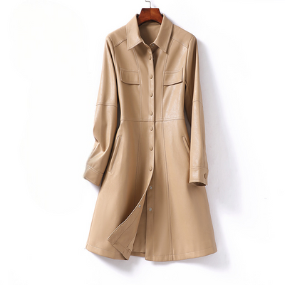 Cinderella Sheepskin Leather Coat