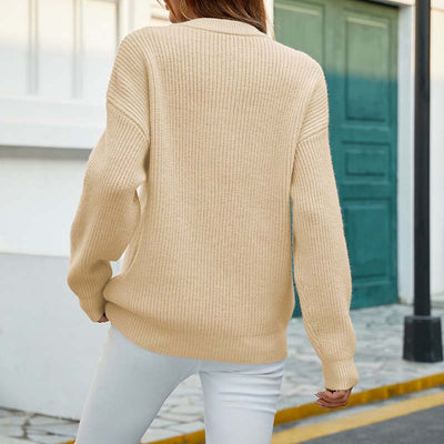 Lola™ | Elegant Cable Knit Sweater