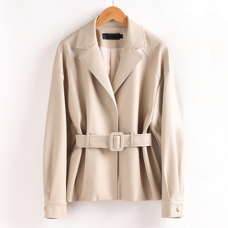 Loren '70s Sheepskin Leather Jacket