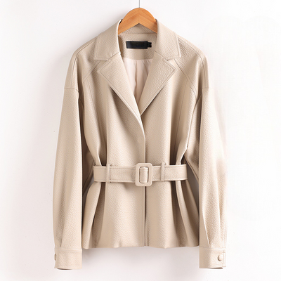 Loren '70s Sheepskin Leather Jacket