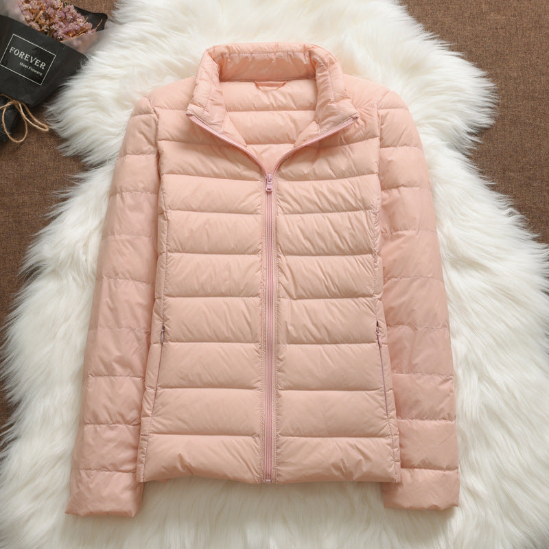 THE SERENA PUFFER JACKET | LIGHT PINK