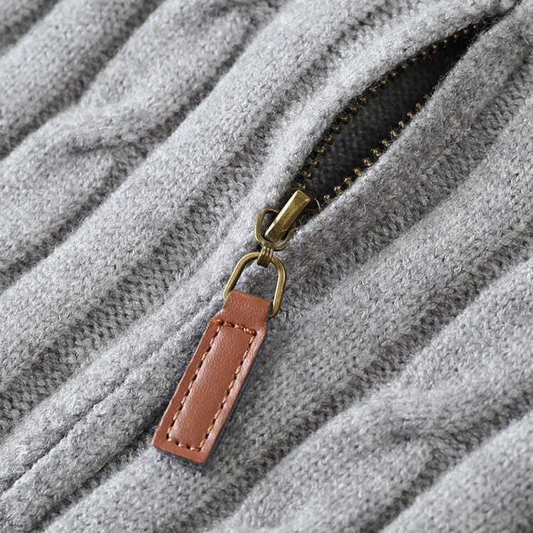 Shepard Wool Zip-Up Sweater