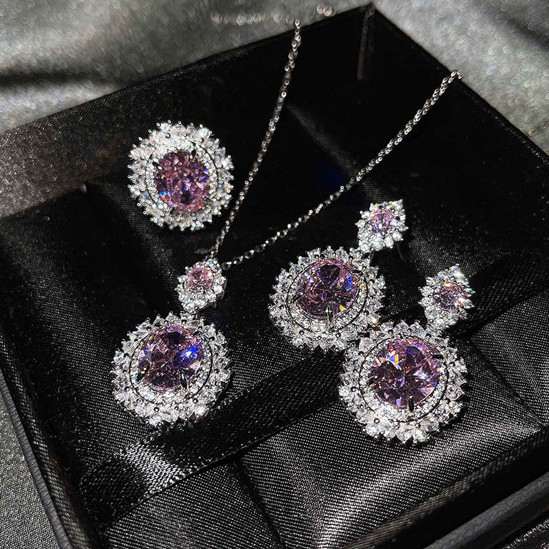 Vespera Aetherin Blue Set | White Gold 18k