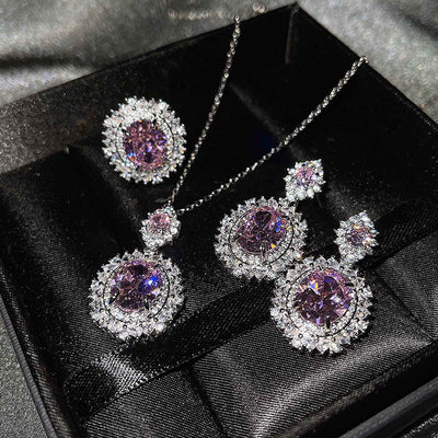 Vespera Aetherin Pink Set | White Gold 18k