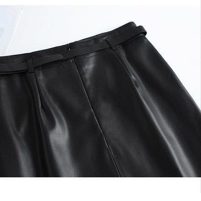 Diana Leather Pencil Skirt