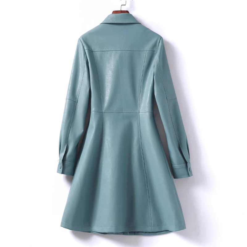 Cinderella Sheepskin Leather Coat