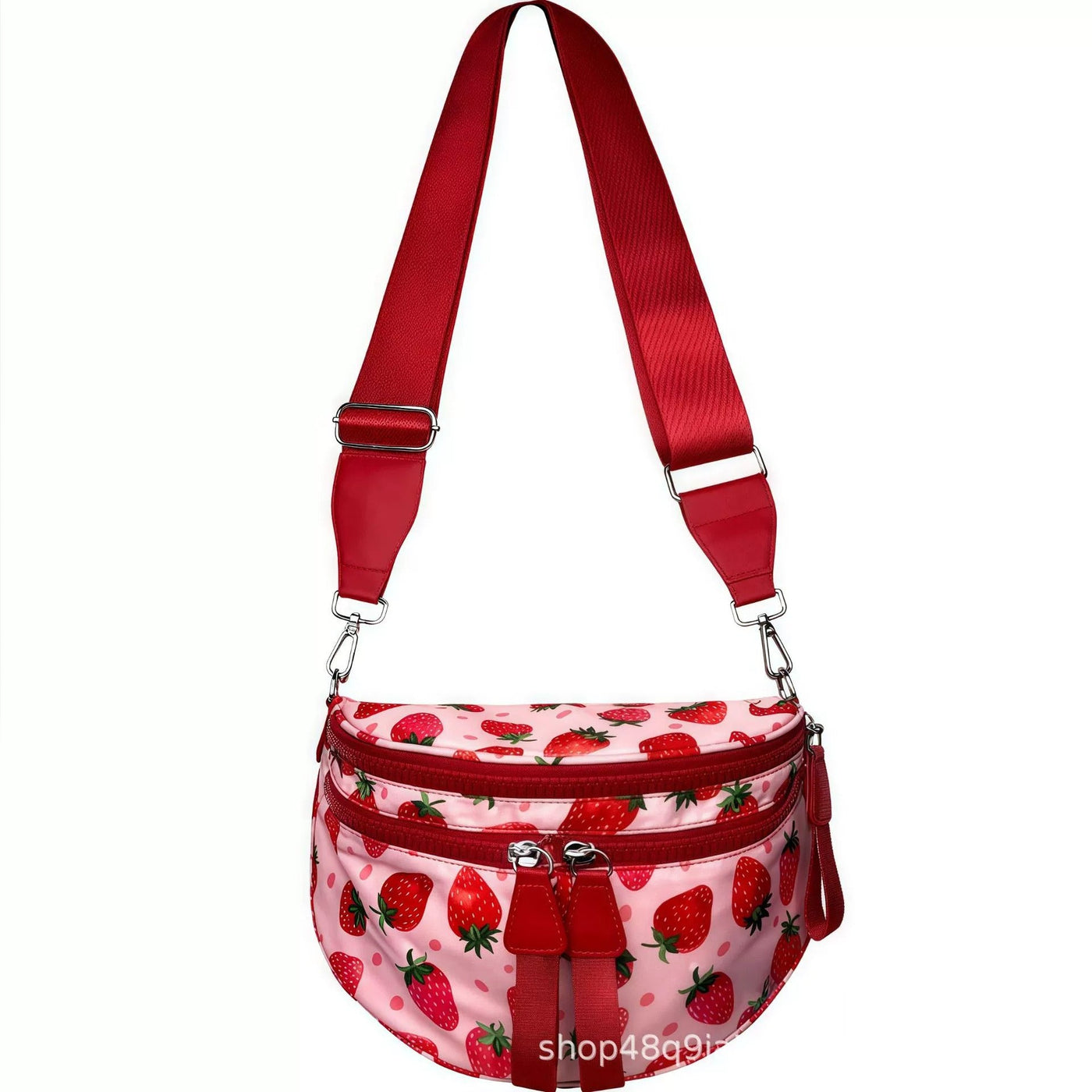 Cross Body Checkered Bum Sling Bag