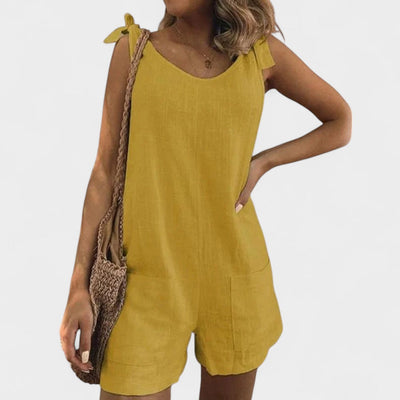 IVY | TIE-SHOULDER ROMPER