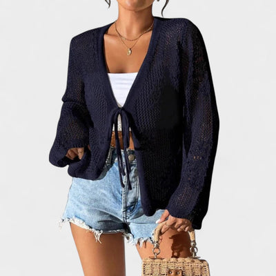 NORTHLINE STUDIO | OPEN FRONT CROCHET CARDIGAN
