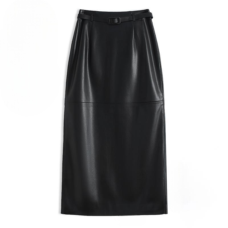 Diana Leather Pencil Skirt