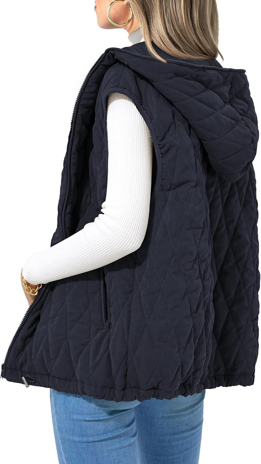 Marcelline™ | Quilted Hooded Vest