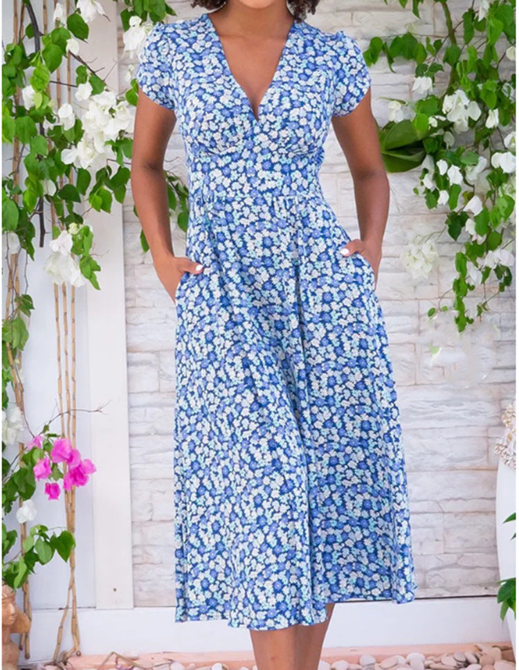 Alexa | Button-Front Midi Dress