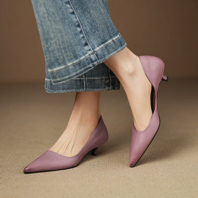 Sylvia | Timeless Style Kitten Heel