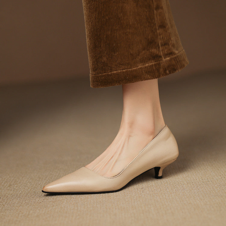 Sylvia | Timeless Style Kitten Heel