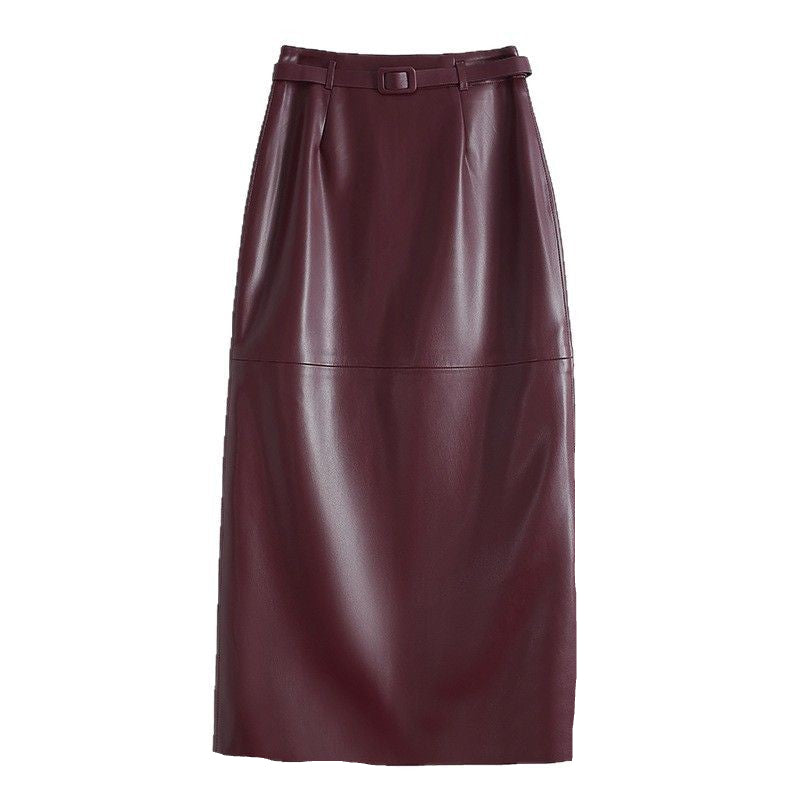 Diana Leather Pencil Skirt