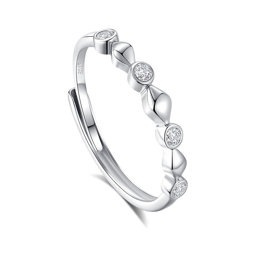 Beatrice Altieri Ring | White Gold 14k