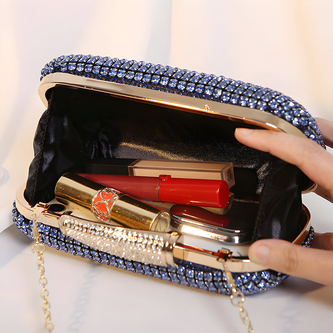 Sara Diamond Encrusted Clutch Bag